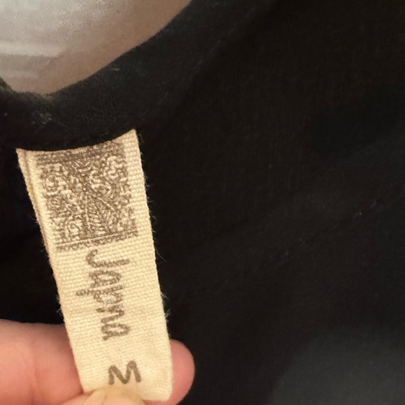 Japna size medium black chiffon blouse. - Picture 5 of 5